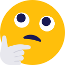 thinking emoji Text (4)