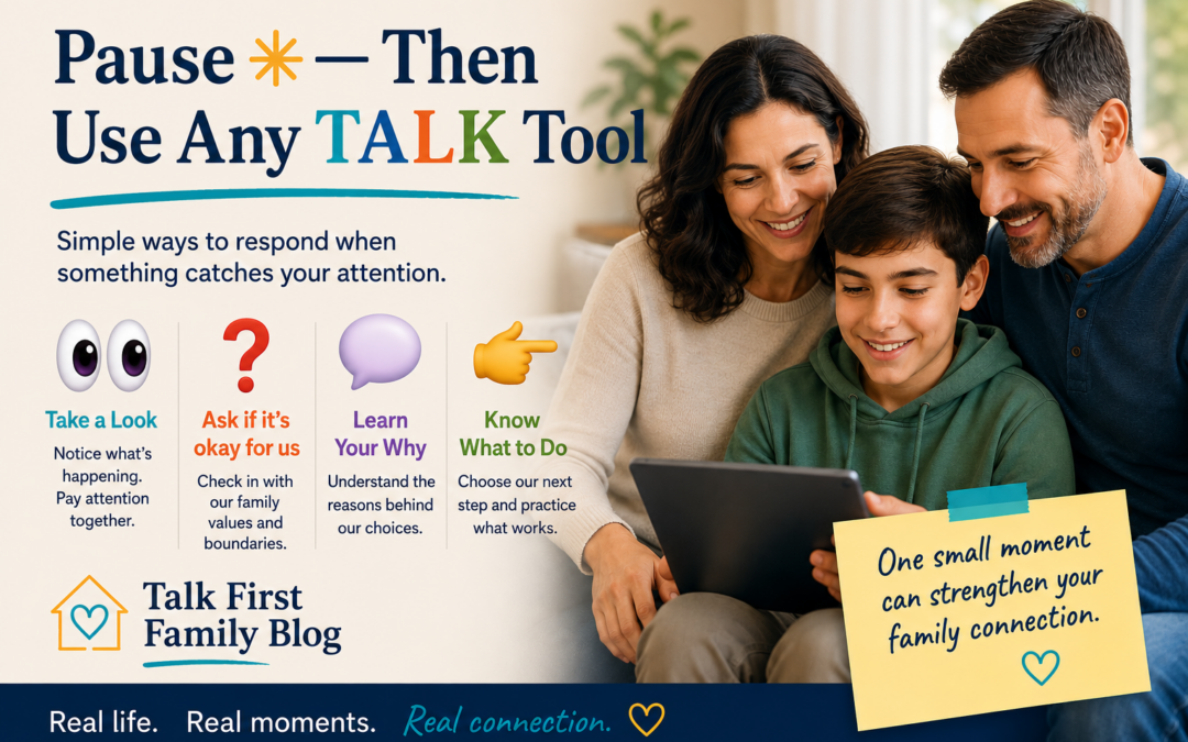 Talk First Family Blog
